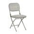 Modern Folding Metal Chair - ARNAINS GREY