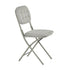 Modern Folding Metal Chair - ARNAINS GREY