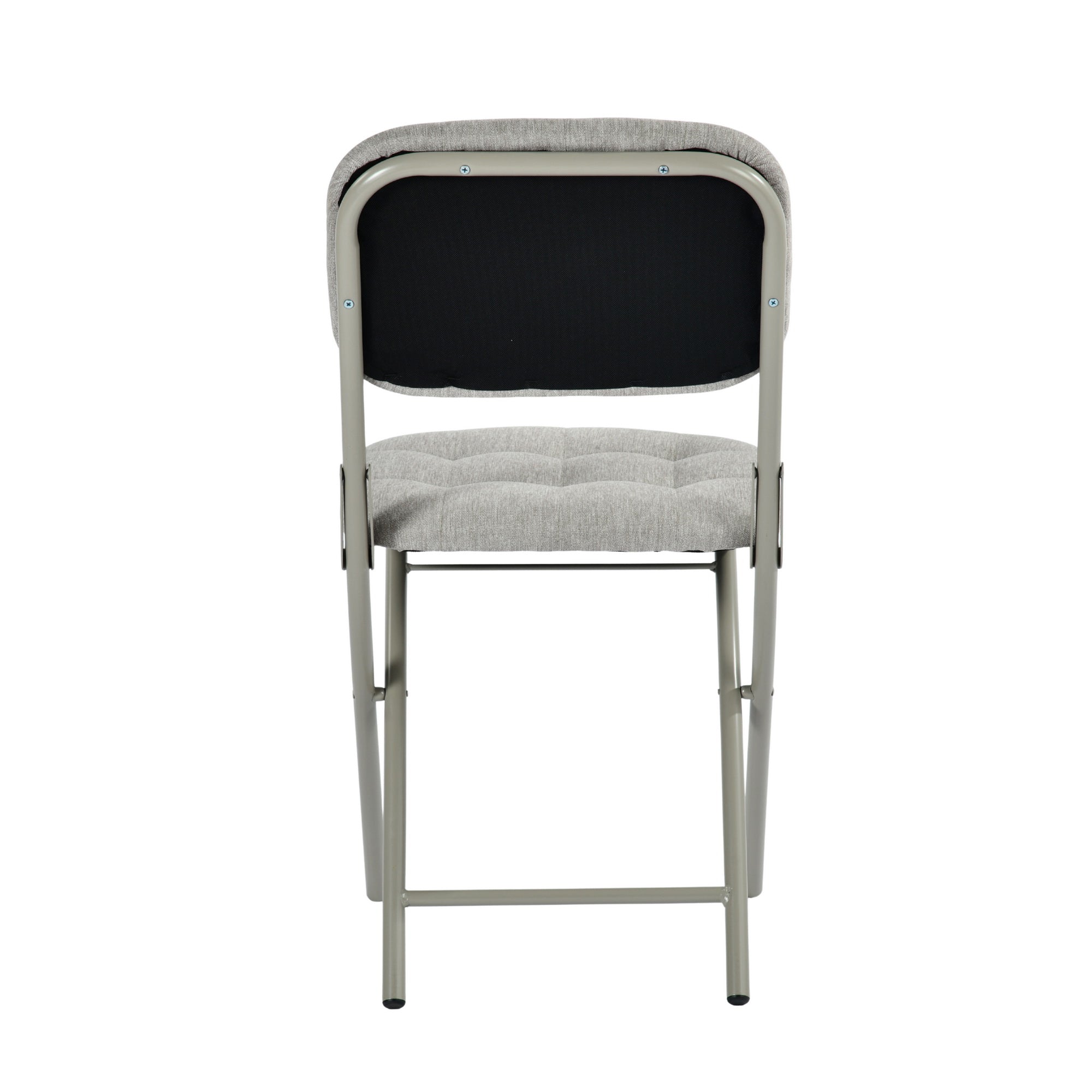 Modern Folding Metal Chair - ARNAINS GREY