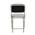 Modern Folding Metal Chair - ARNAINS GREY