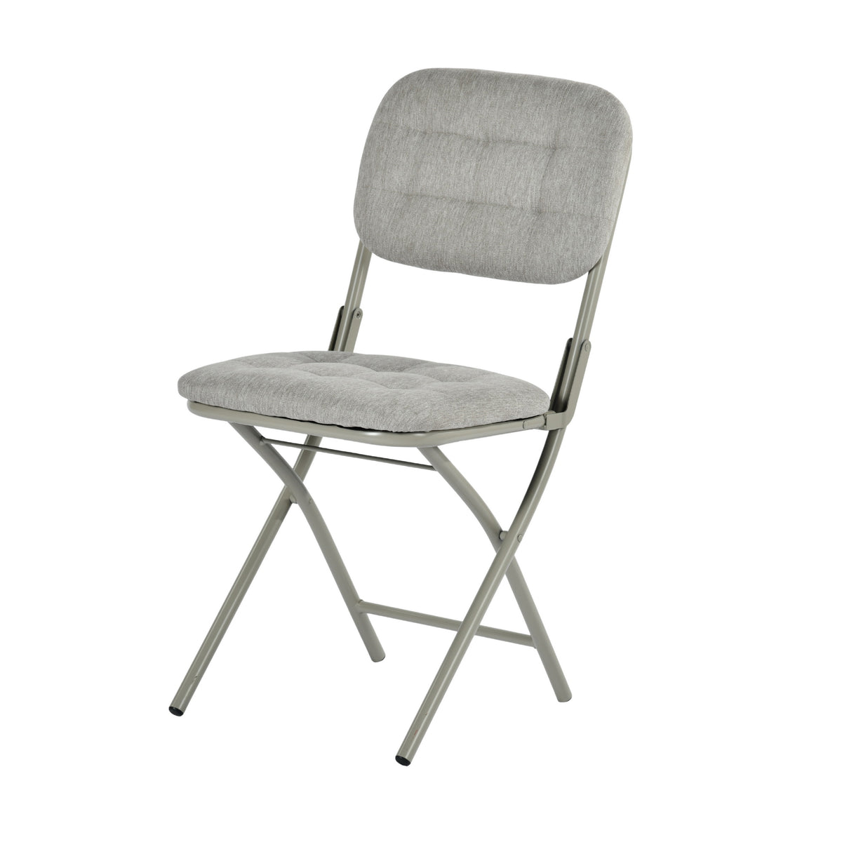 Modern Folding Metal Chair - ARNAINS GREY