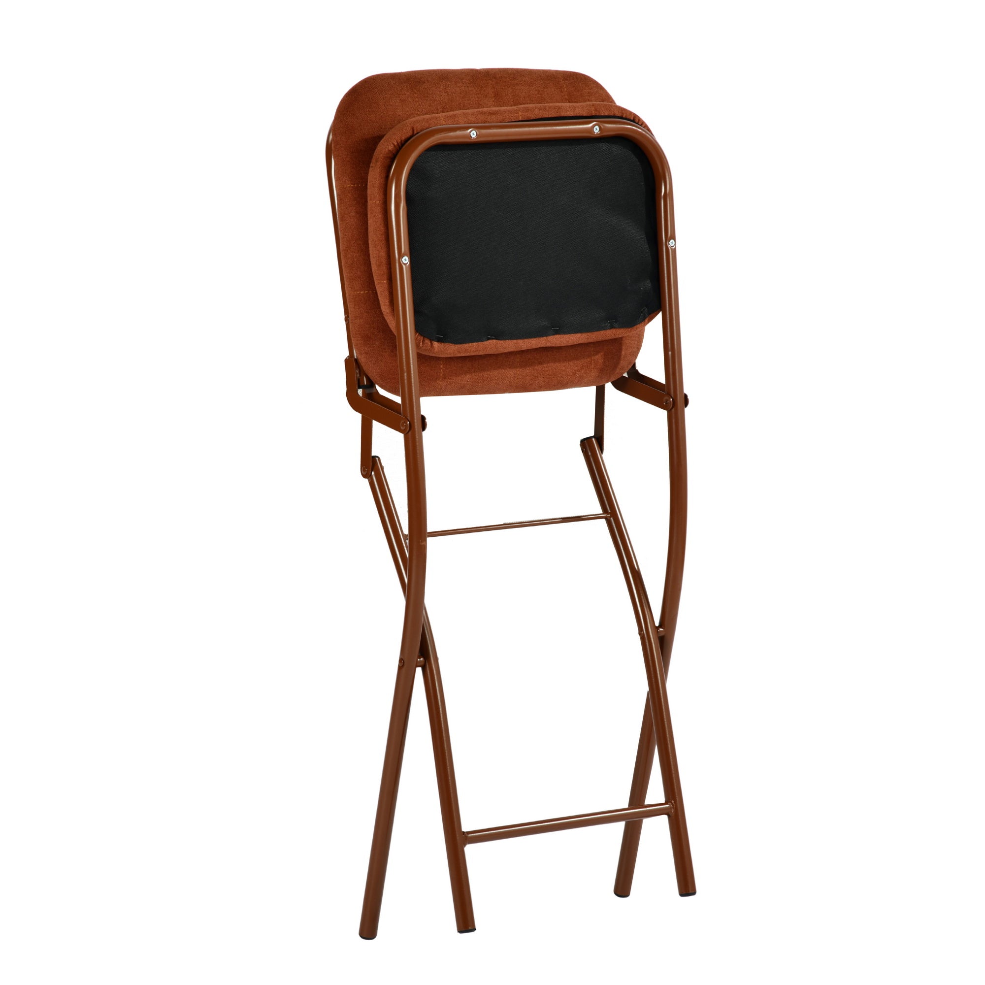 Modern Folding Fabric Chair - ARNAINS ROSE