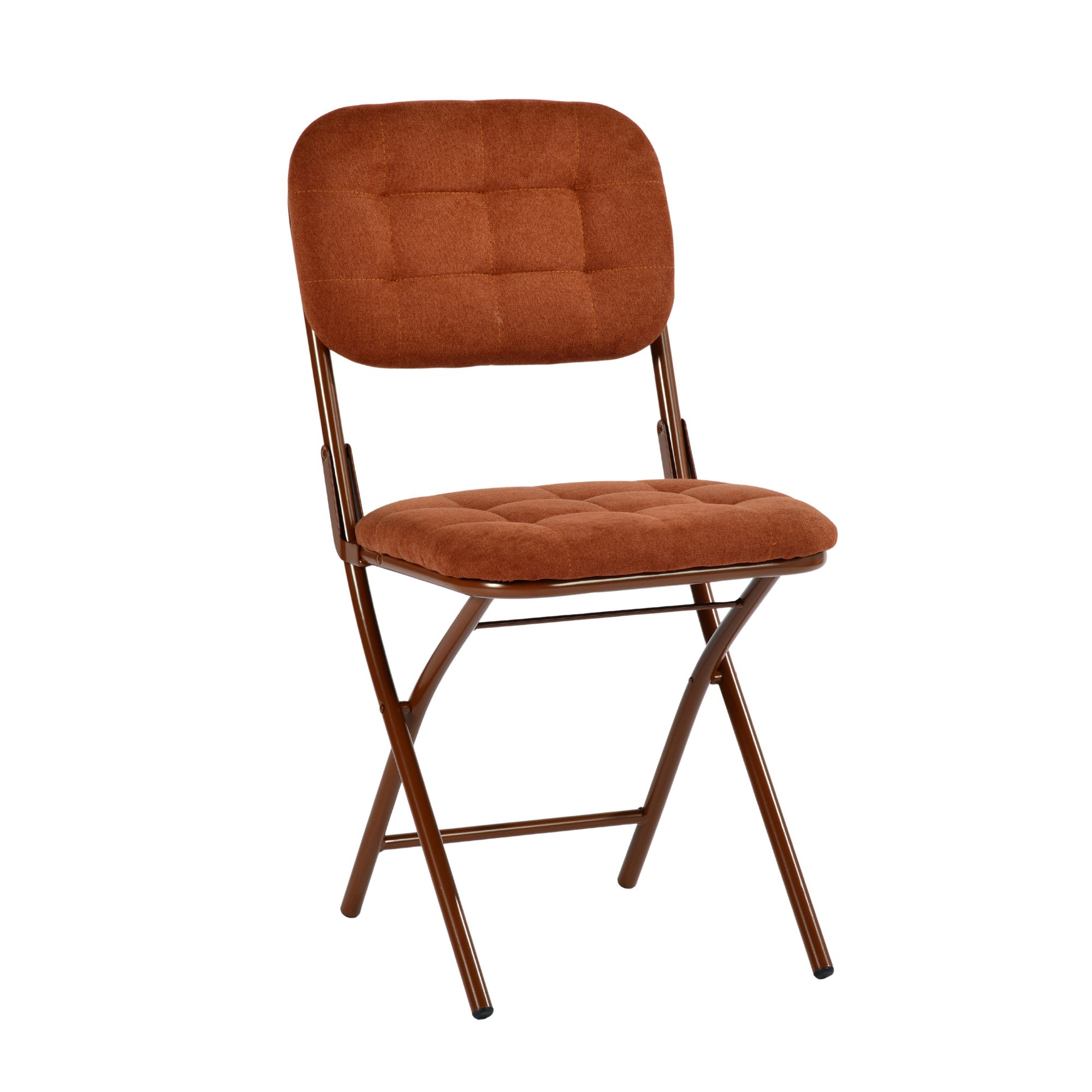 Modern Folding Fabric Chair - ARNAINS ROSE