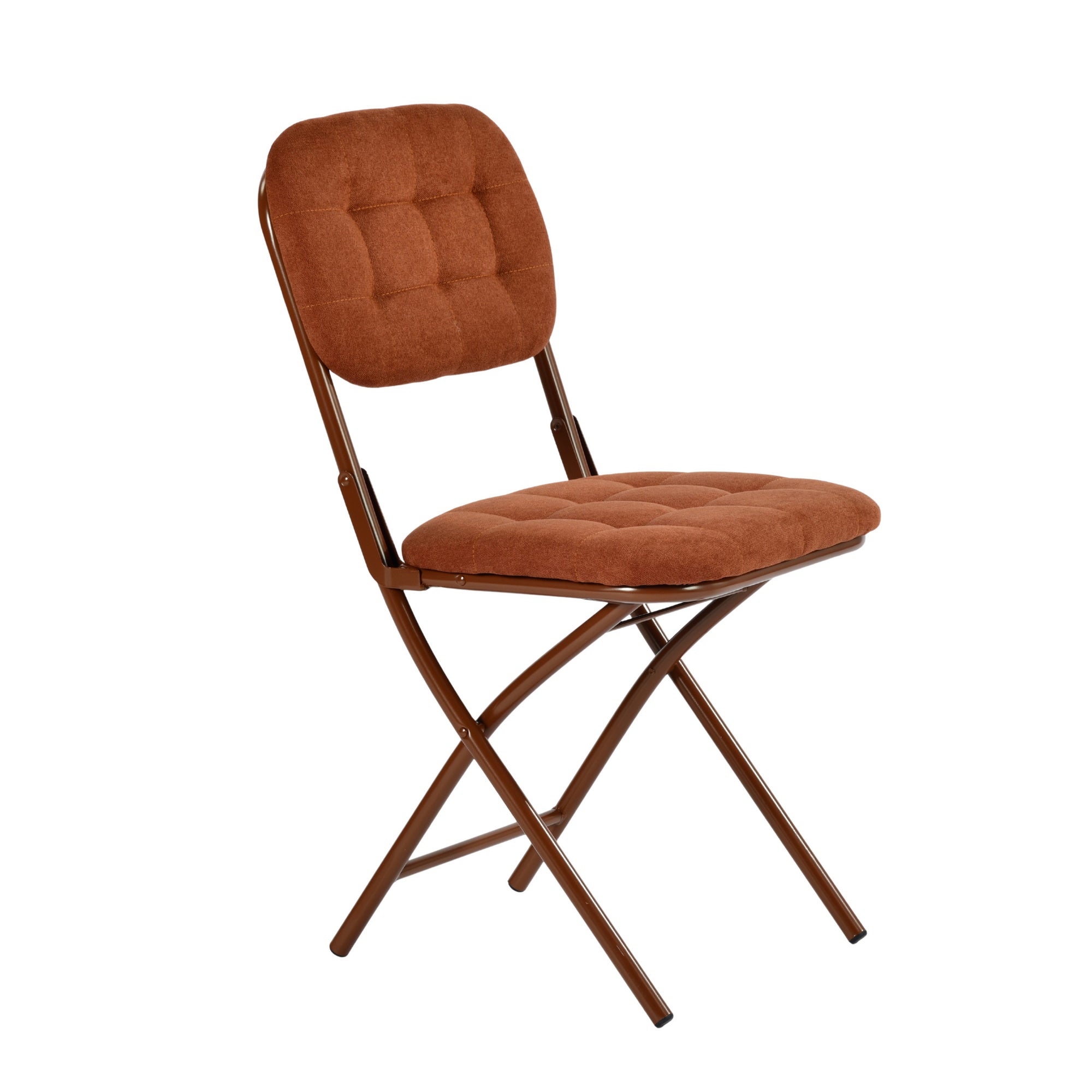 Modern Folding Fabric Chair - ARNAINS ROSE