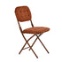 Modern Folding Fabric Chair - ARNAINS ROSE
