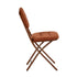 Modern Folding Fabric Chair - ARNAINS ROSE