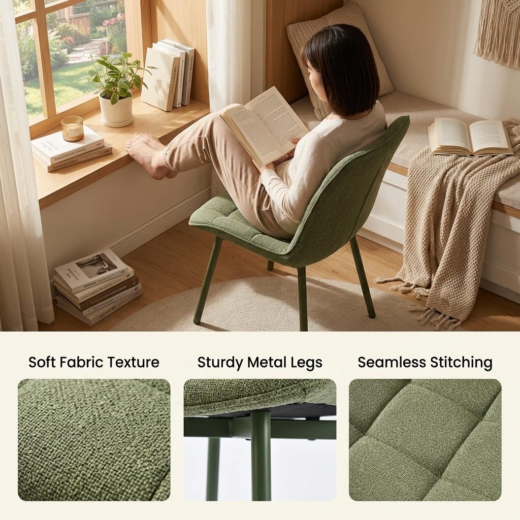 ARNY DC GREEN – Green Dining Chair