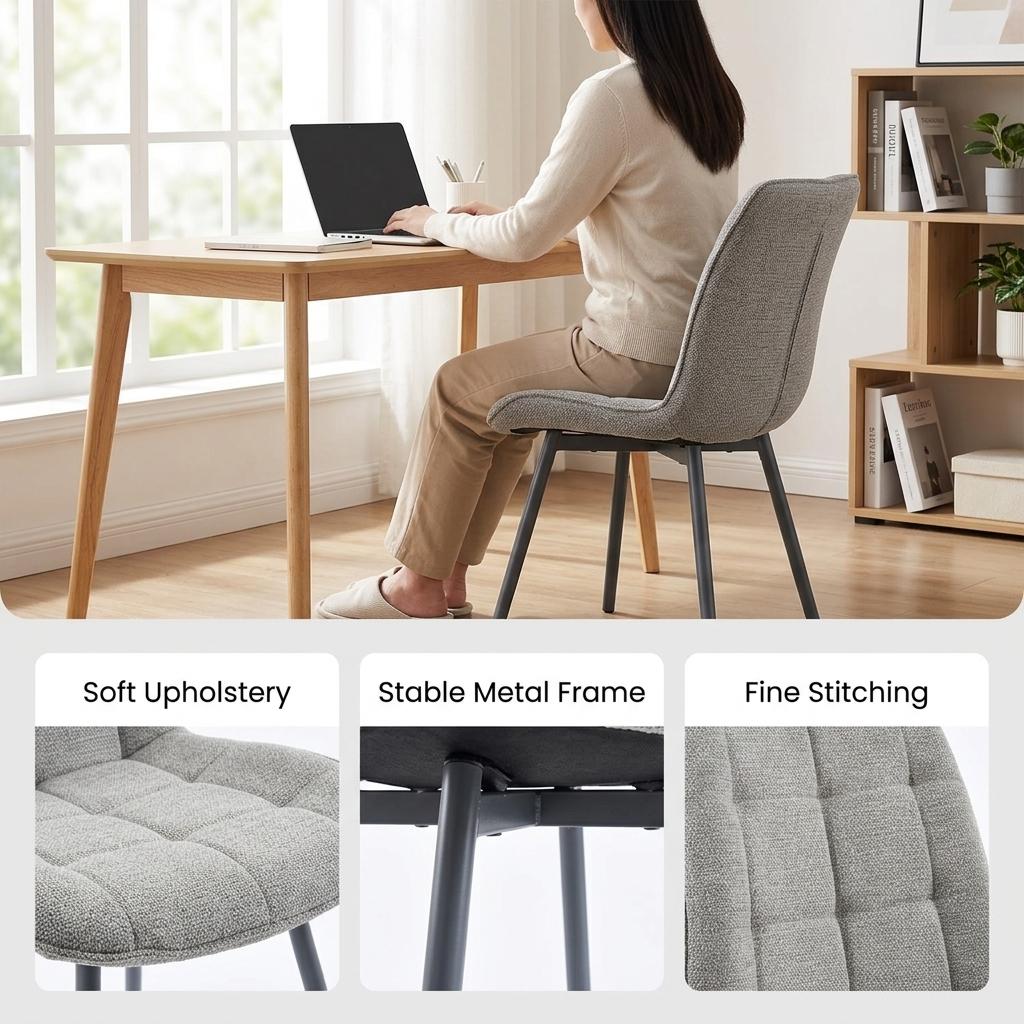 ARNY DC GREY – Grey Dining Chair