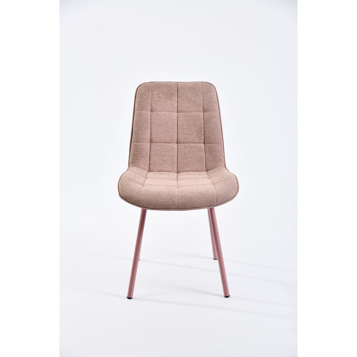 arny dc pink - blush dining chair - modern indoor furniture