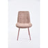 arny dc pink - blush dining chair - modern indoor furniture