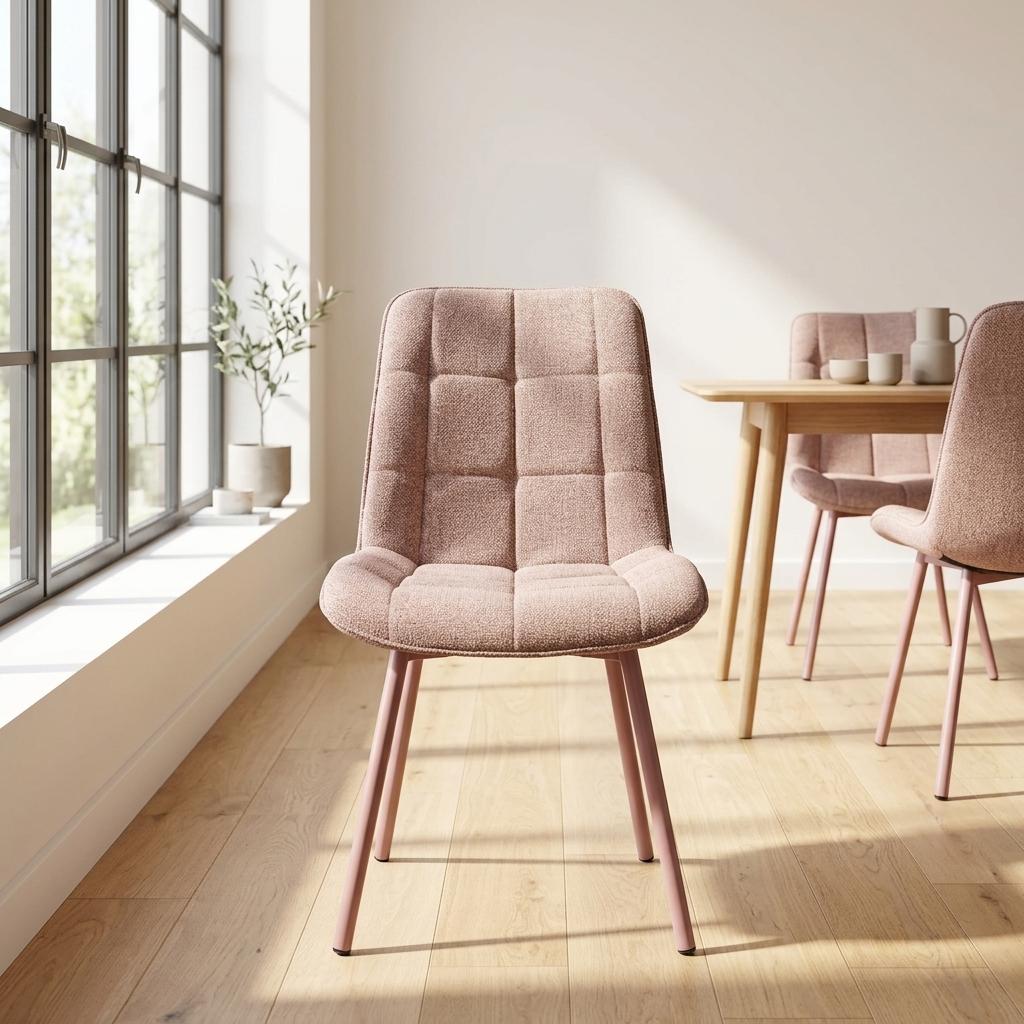 ARNY DC PINK – Blush Dining Chair
