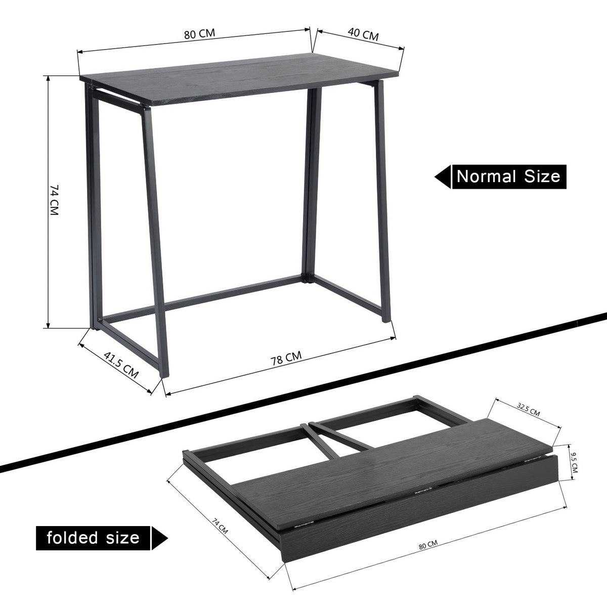 Ascoli Foldable Office Desk