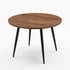 Modern Walnut MDF Table, Steel Support - AVE