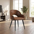 Aranguiz Suede Black Leg Dining Chairs