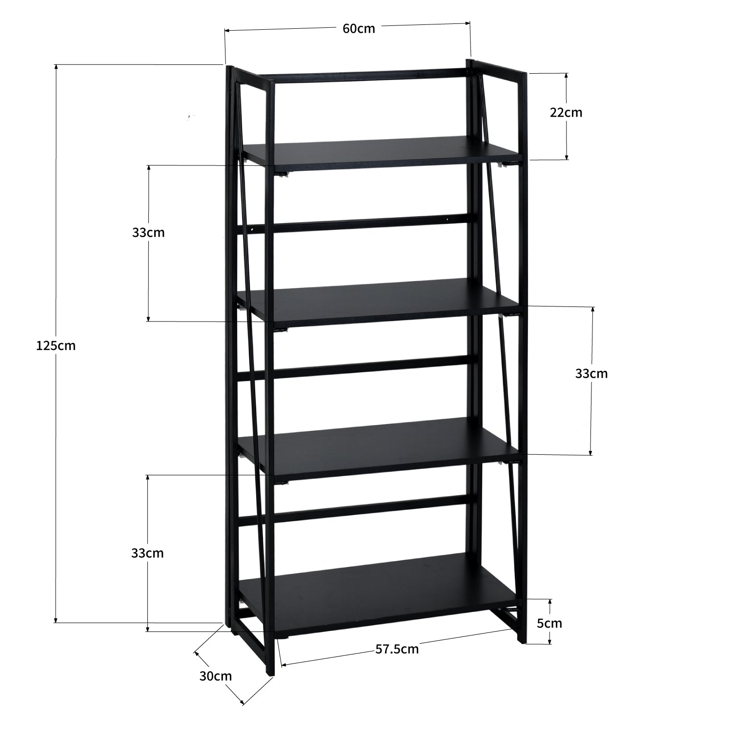 Backer Foldable Bookcases