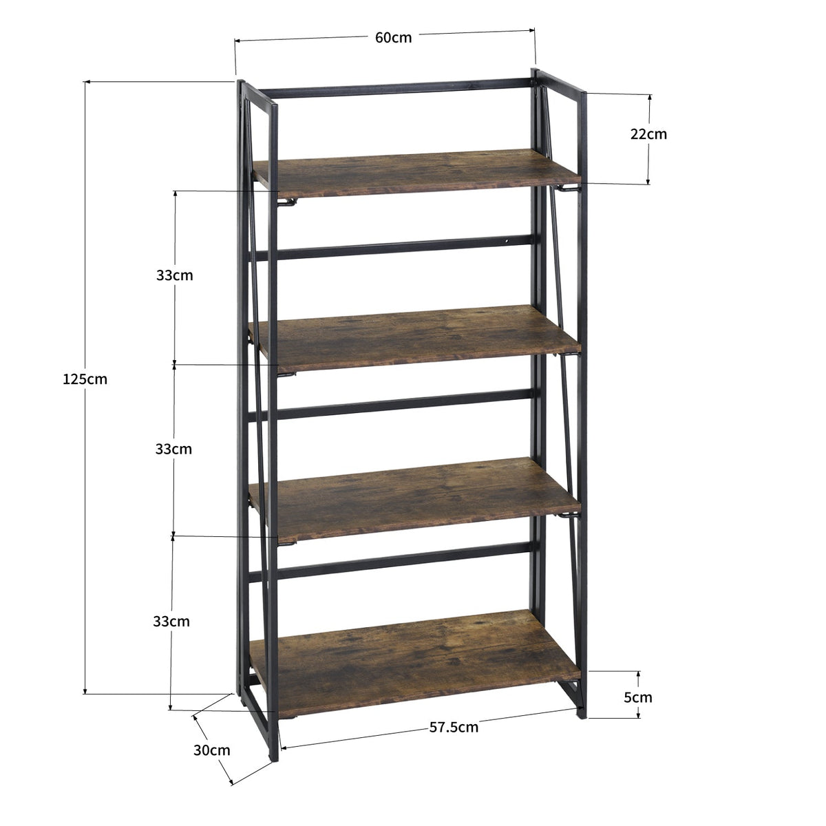 Backer Foldable Bookcases