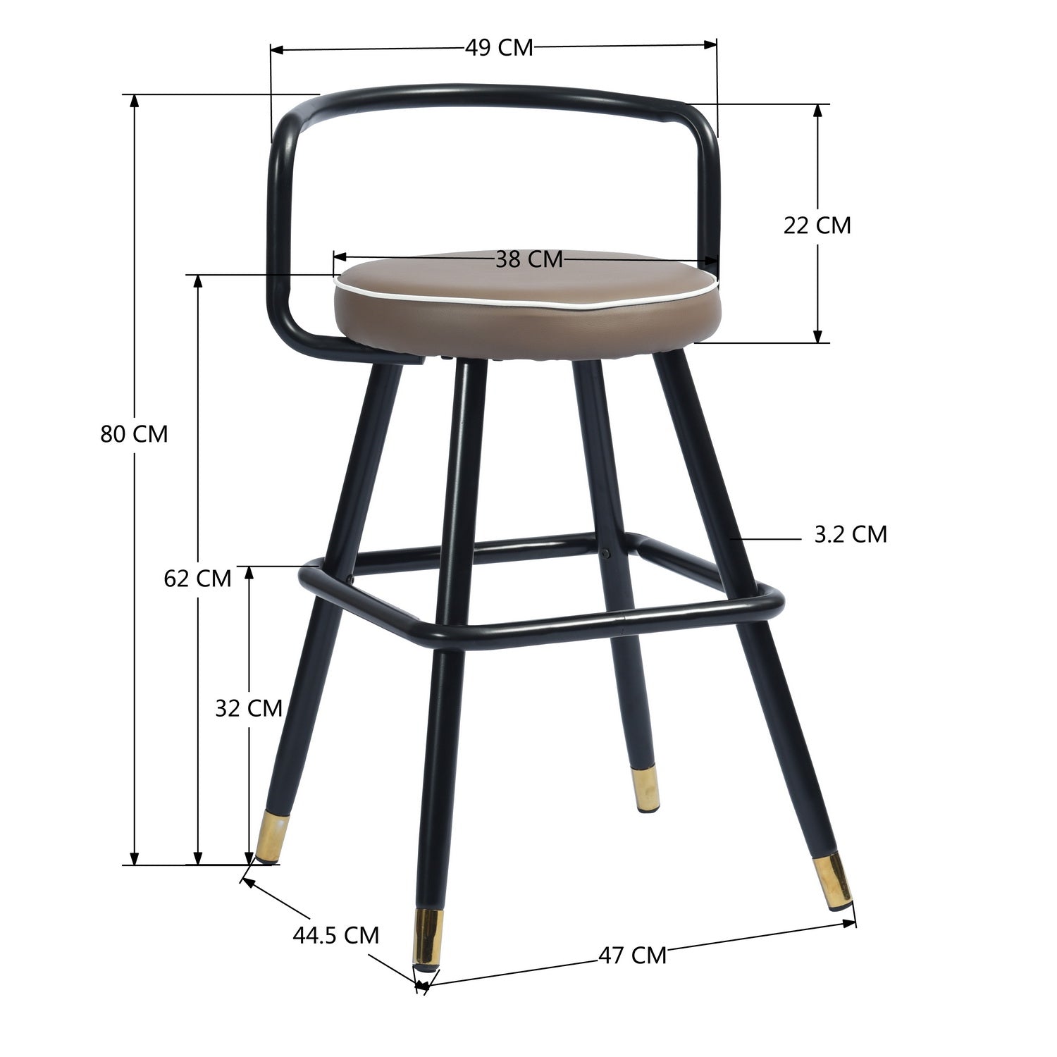 Ballon Counter Bar Lettes Bar Stool