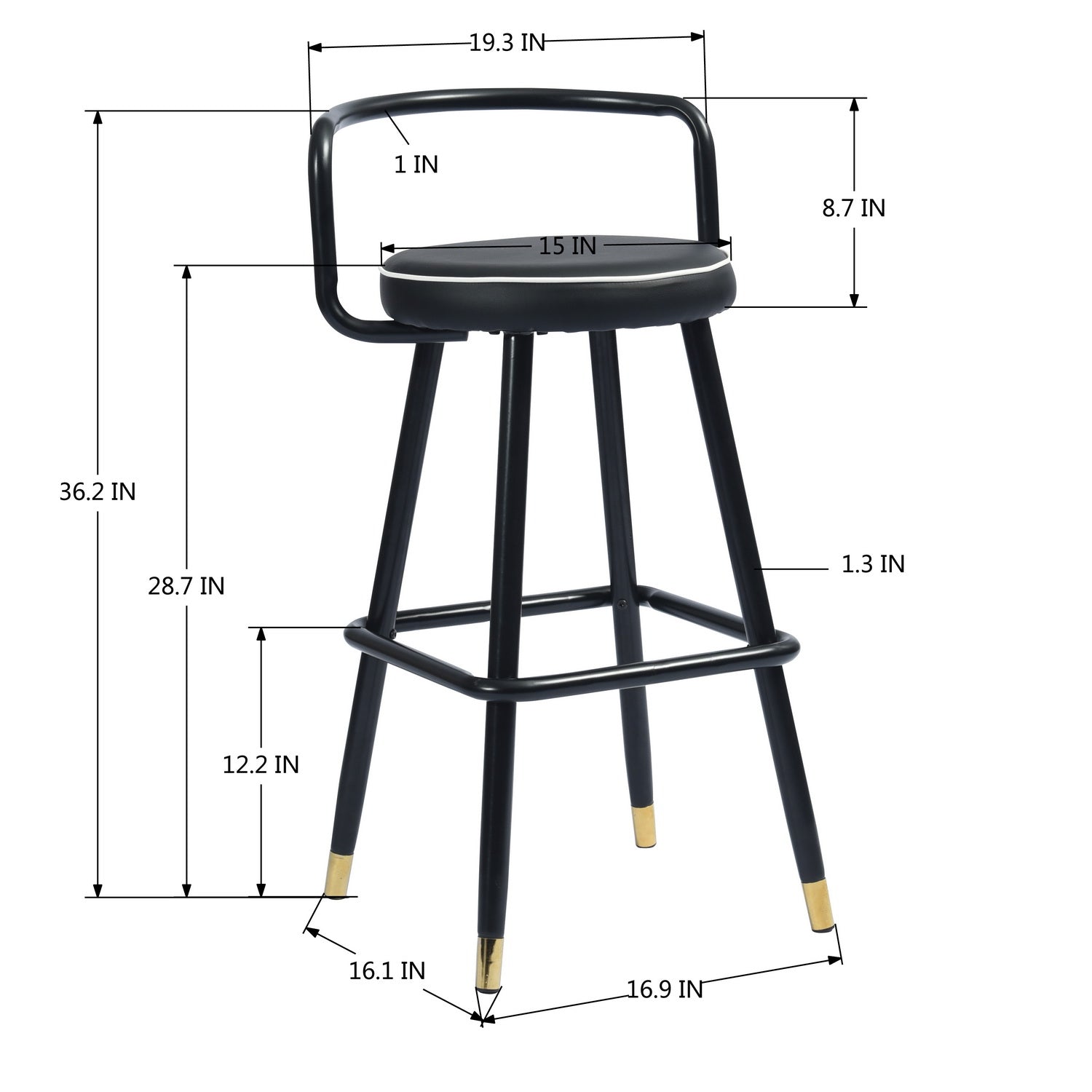 Ballon Counter Bar Lettes Bar Stool