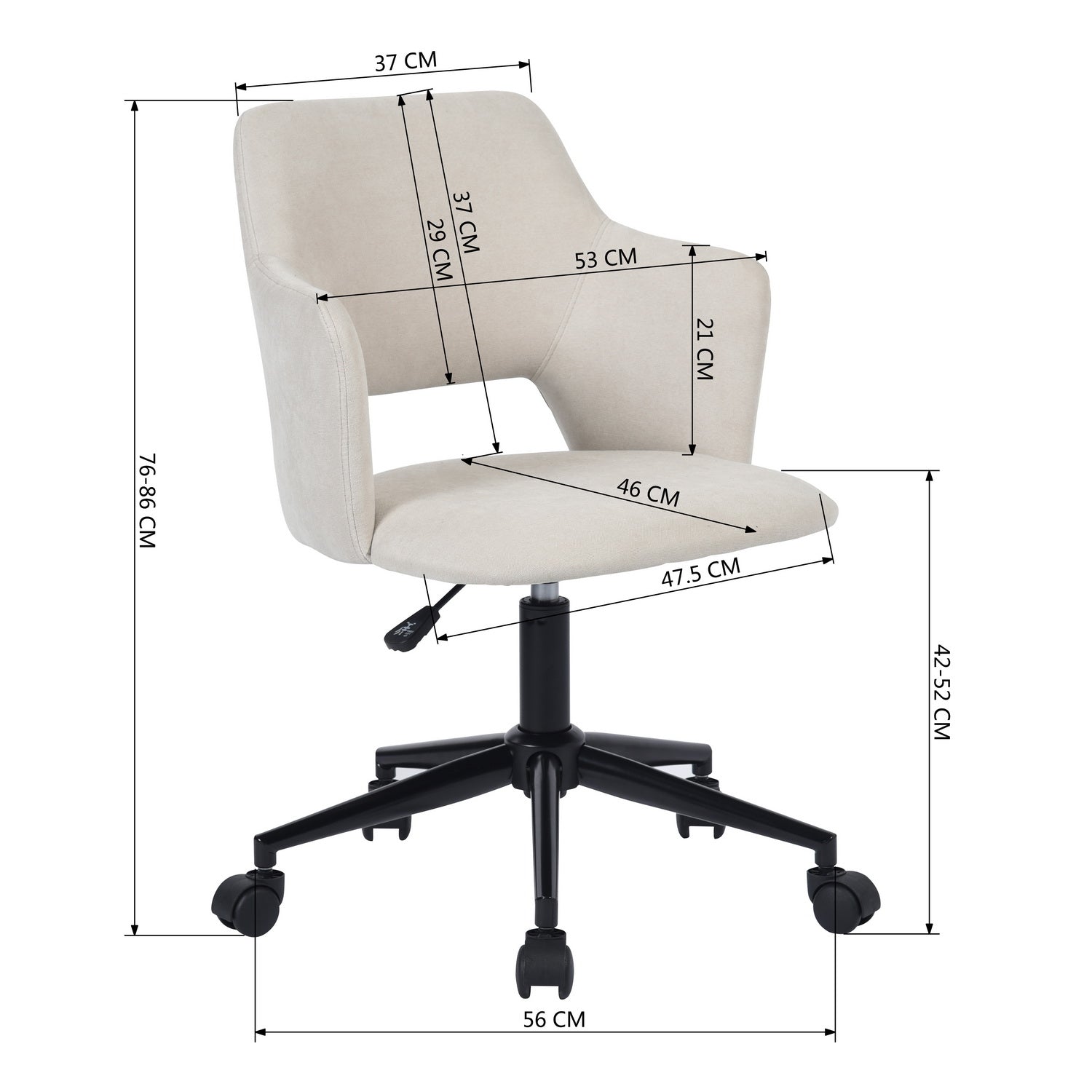 Beasley Metal Base Office Chairs