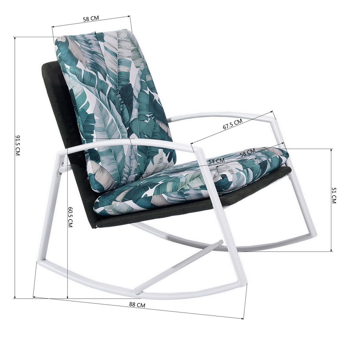 Bessemer Pattern Design Upholstery  Accent Chair