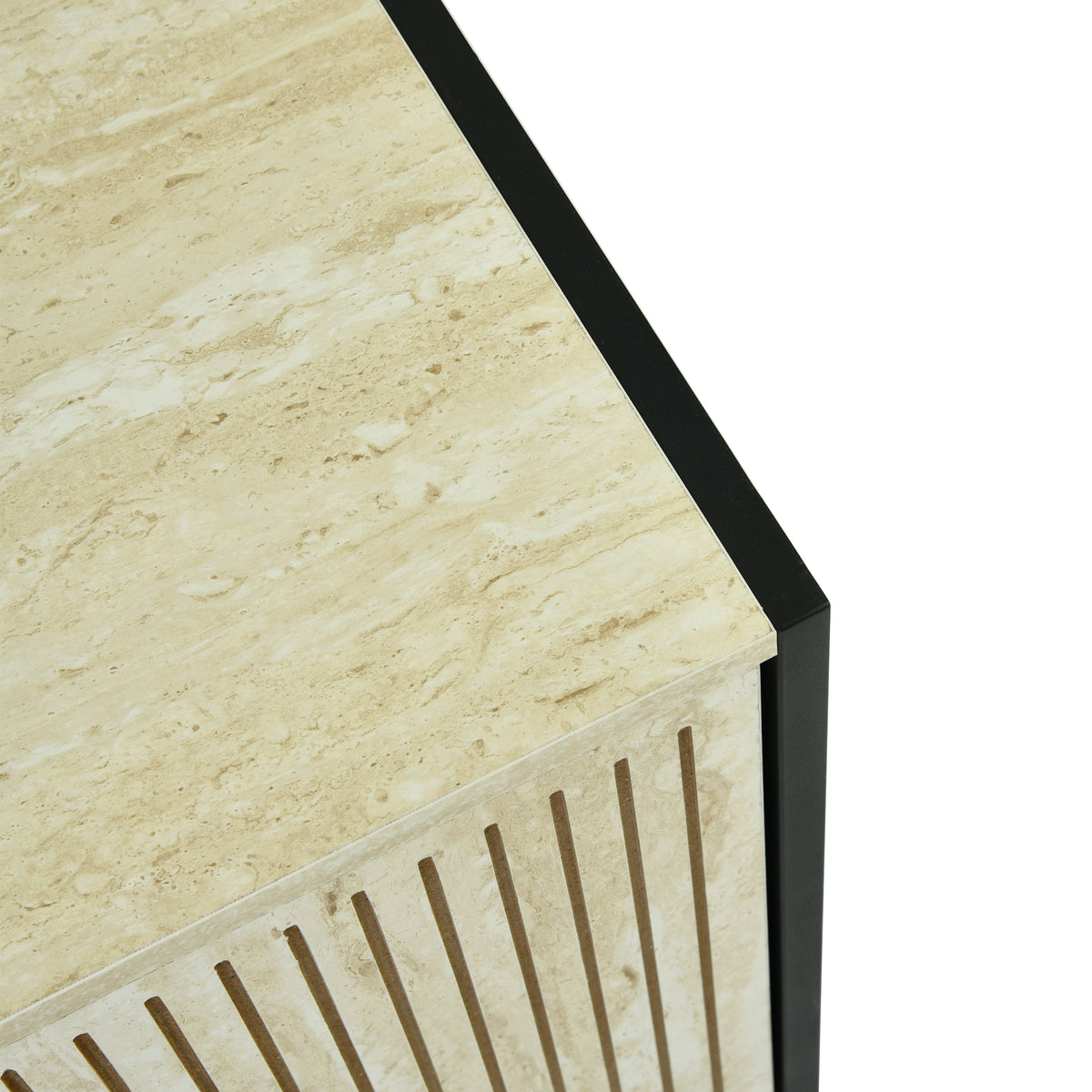 Upsurge Modern Minimalist TV Stand, MDF & Metal Frame - BETELGEUSE