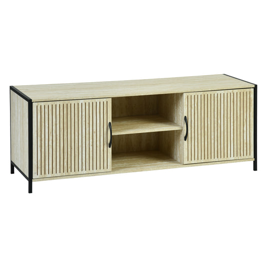 Upsurge Modern Minimalist TV Stand, MDF & Metal Frame - BETELGEUSE