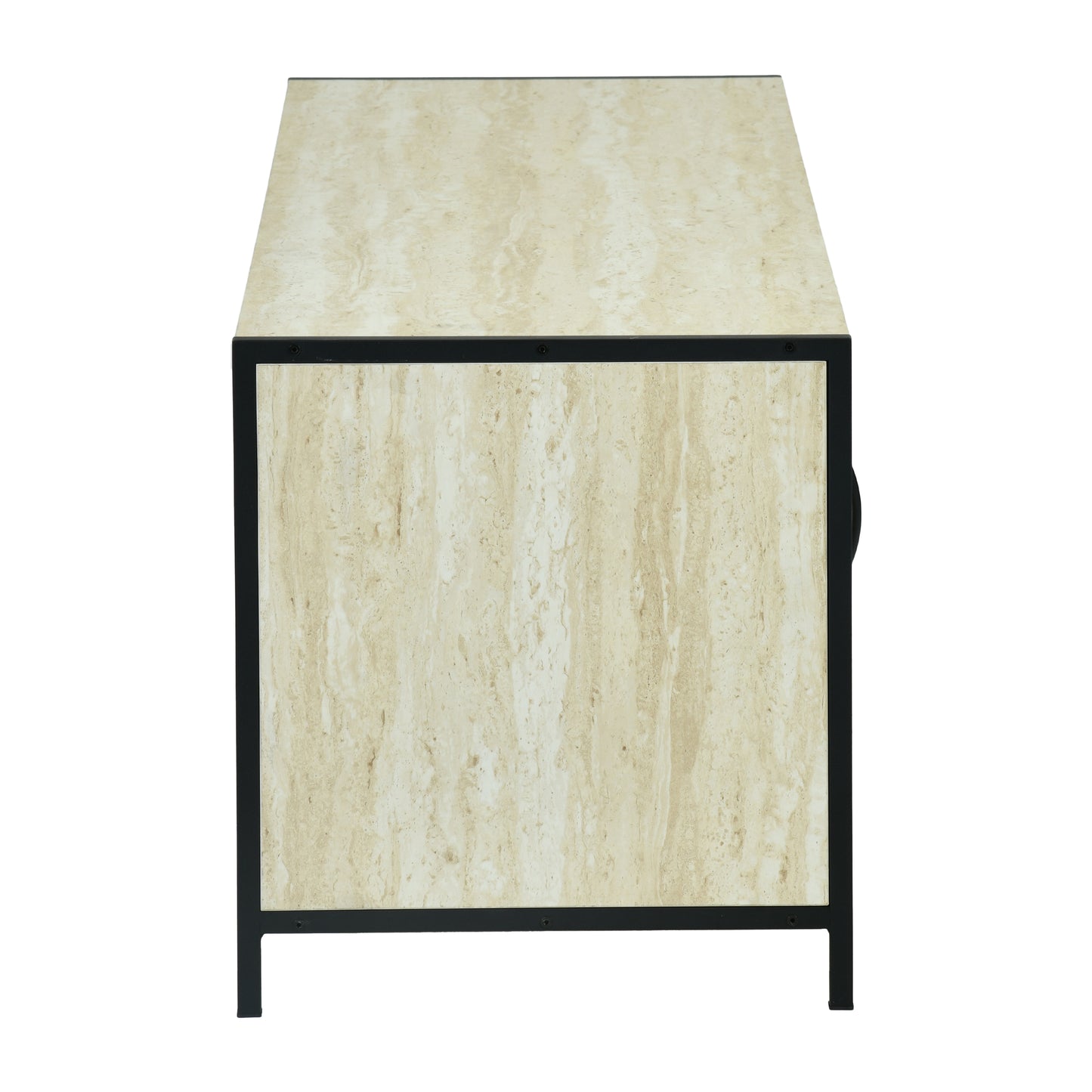 Upsurge Modern Minimalist TV Stand, MDF & Metal Frame - BETELGEUSE