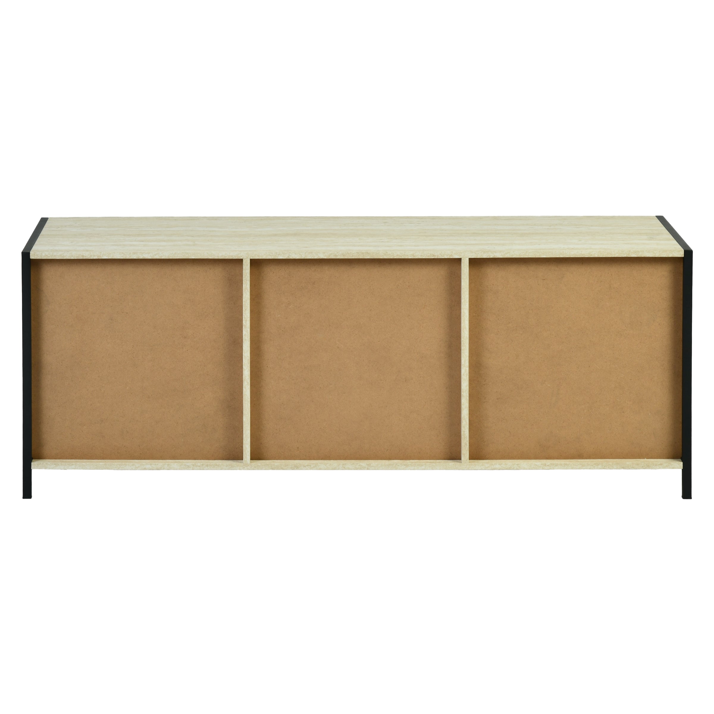 Upsurge Modern Minimalist TV Stand, MDF & Metal Frame - BETELGEUSE