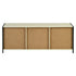Upsurge Modern Minimalist TV Stand, MDF & Metal Frame - BETELGEUSE