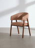 Unrecoverableness Modern Dining Chair, Iron Frame Upholstered - BEXOR 2