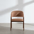 Unrecoverableness Modern Dining Chair, Iron Frame Upholstered - BEXOR 2