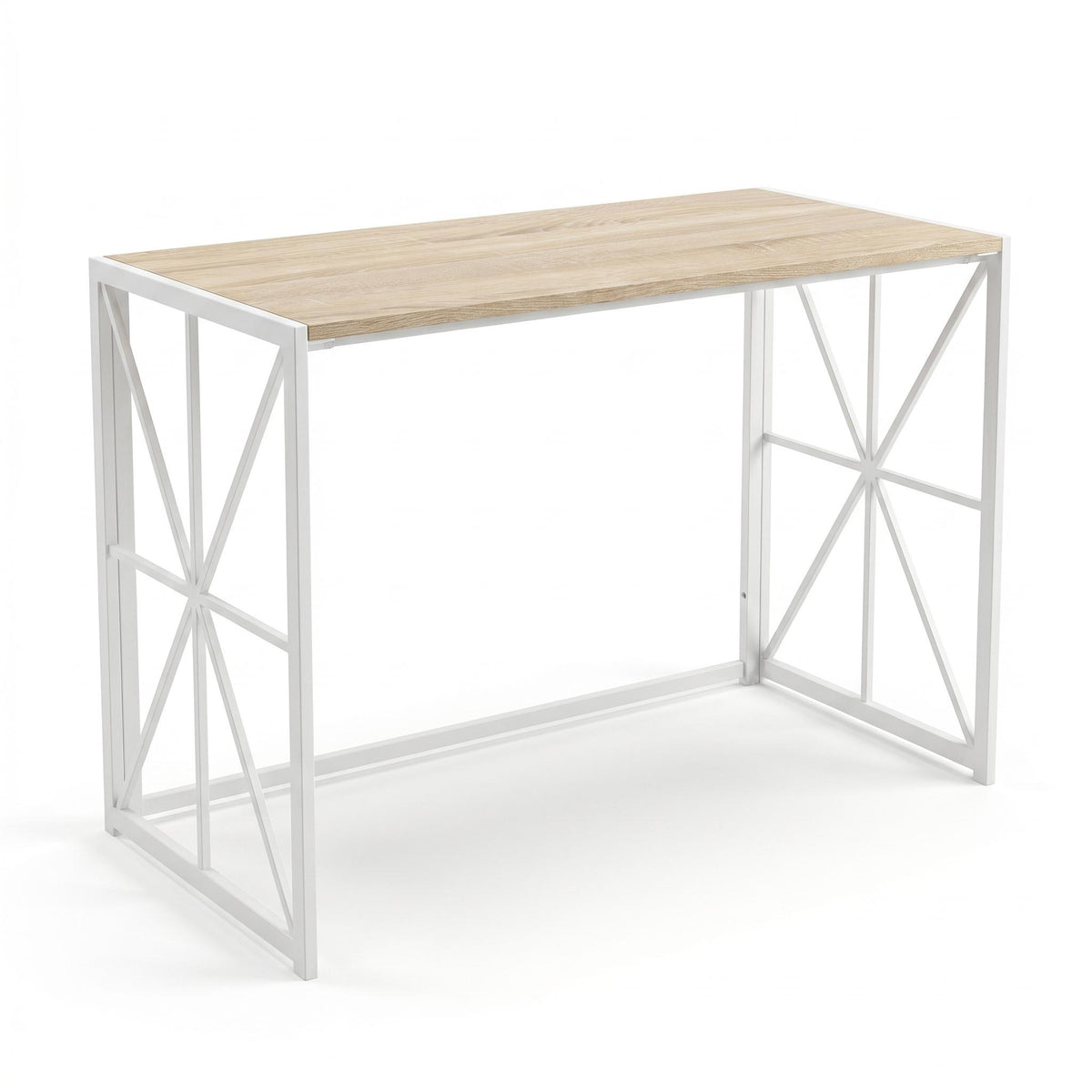 Modern Foldable Steel Frame Desk – BLEECKER WH DESK