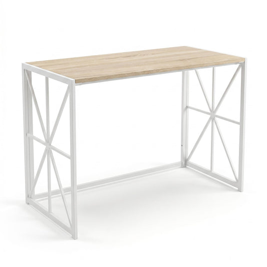 Modern Foldable Steel Frame Desk – BLEECKER WH DESK