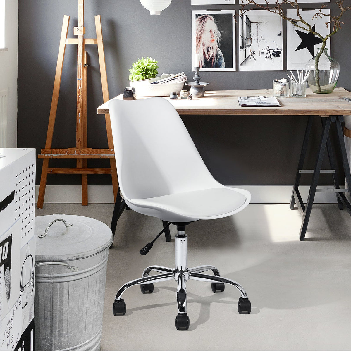 Blokhus Office Chair With Chrome Leg