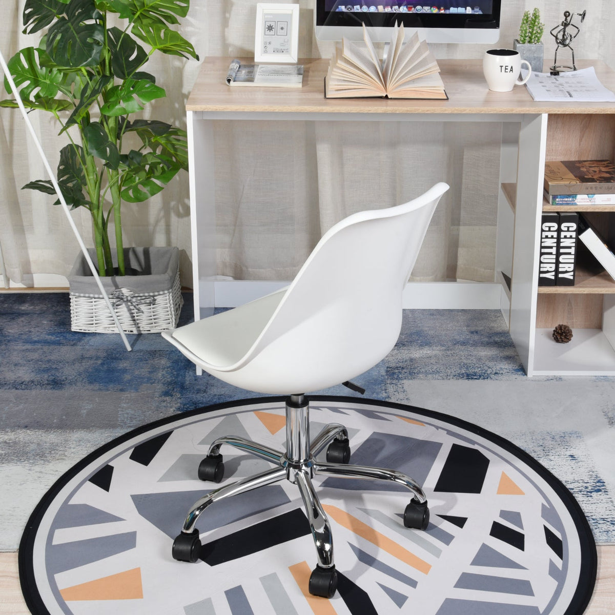 Blokhus Office Chair With Chrome Leg