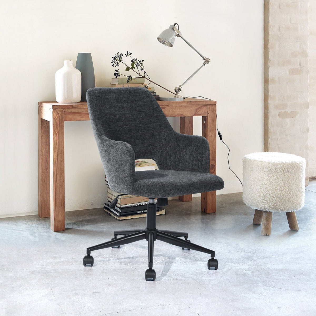 Boga Velvet Office Chair