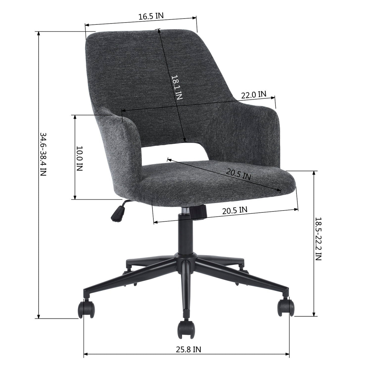 Boga Velvet Office Chair