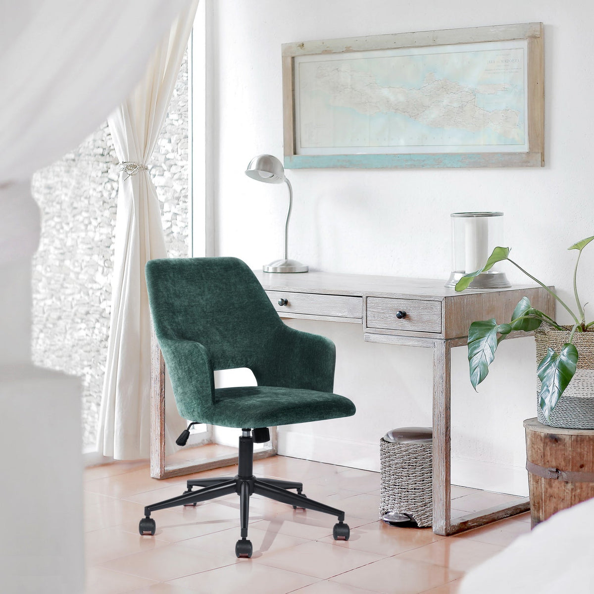Boga Velvet Office Chair