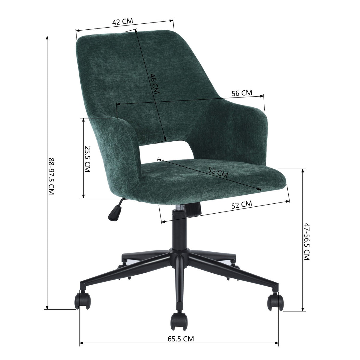 Boga Velvet Office Chair