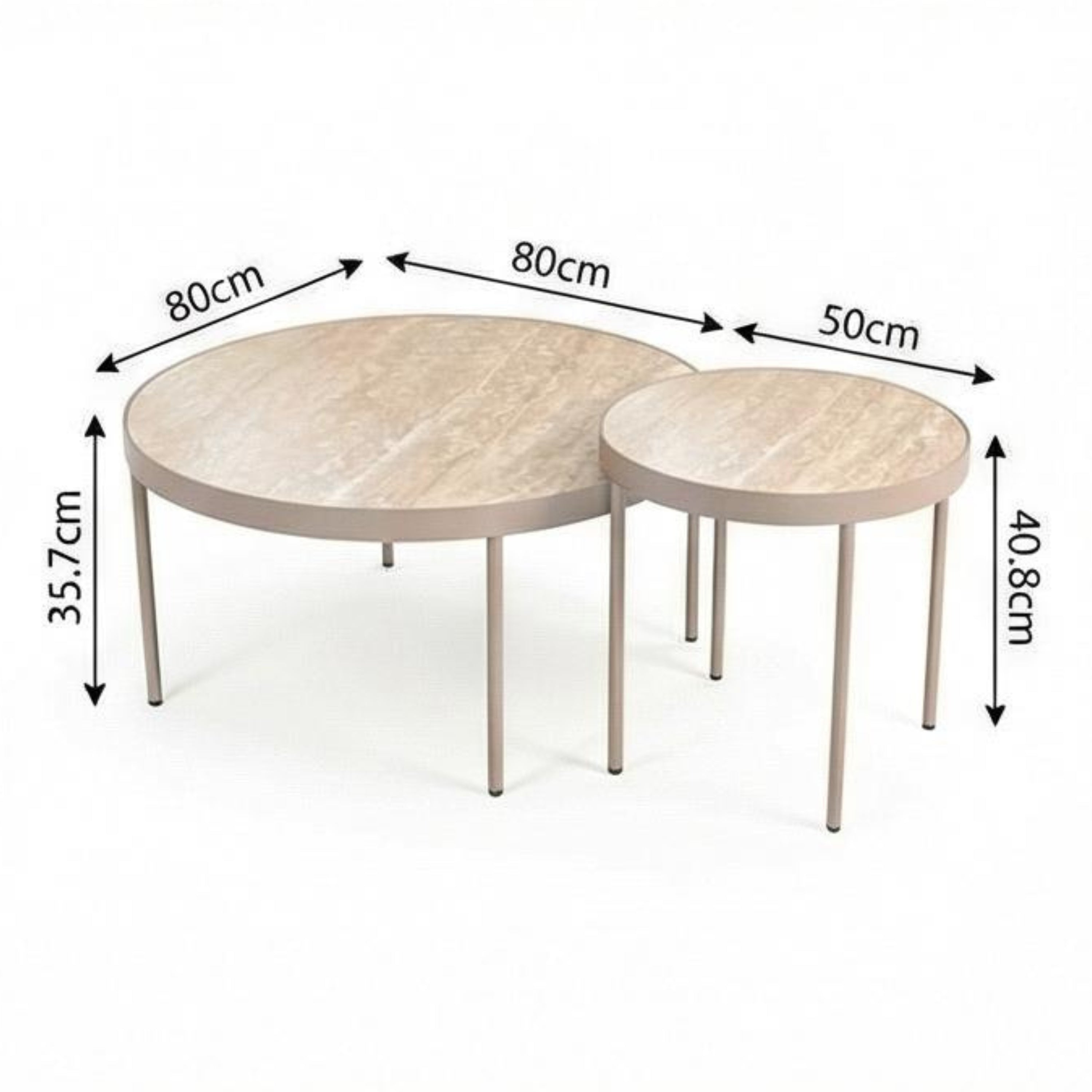 Modern Minimalist MDF, Space-Saving Design - BOTE NEST TABLE