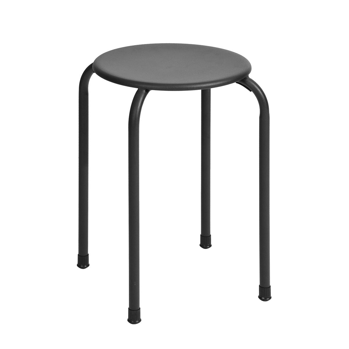 Modern Black Steel Chair - Breana BLK