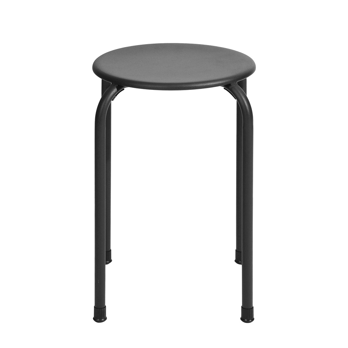 Modern Black Steel Chair - Breana BLK