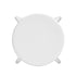 Modern Steel Stool, Powder Coated Finish - Breana WHITE