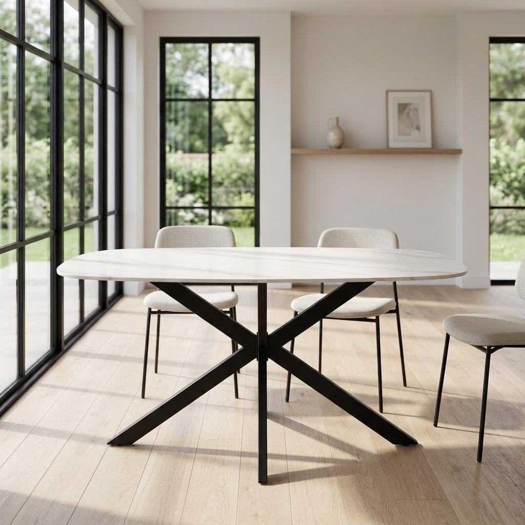 Modern Minimalist Marble Table - BROCK MARBLE