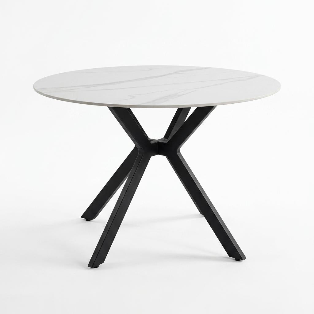 Modern Round Marble Dining Table – BROCK ROUND