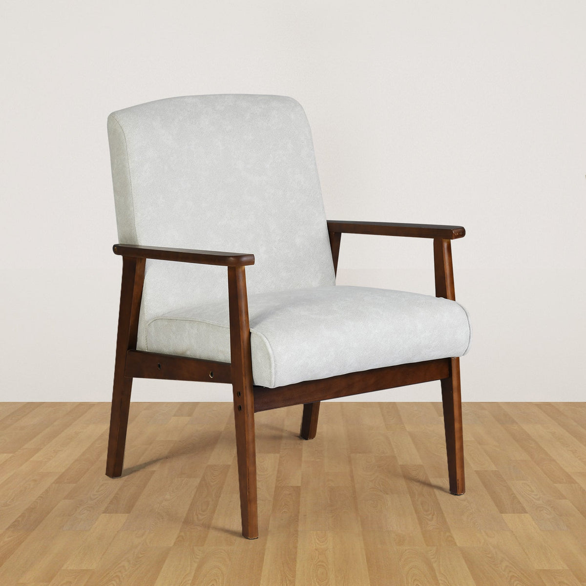 Bruqax Wooden Frame Accent Chair