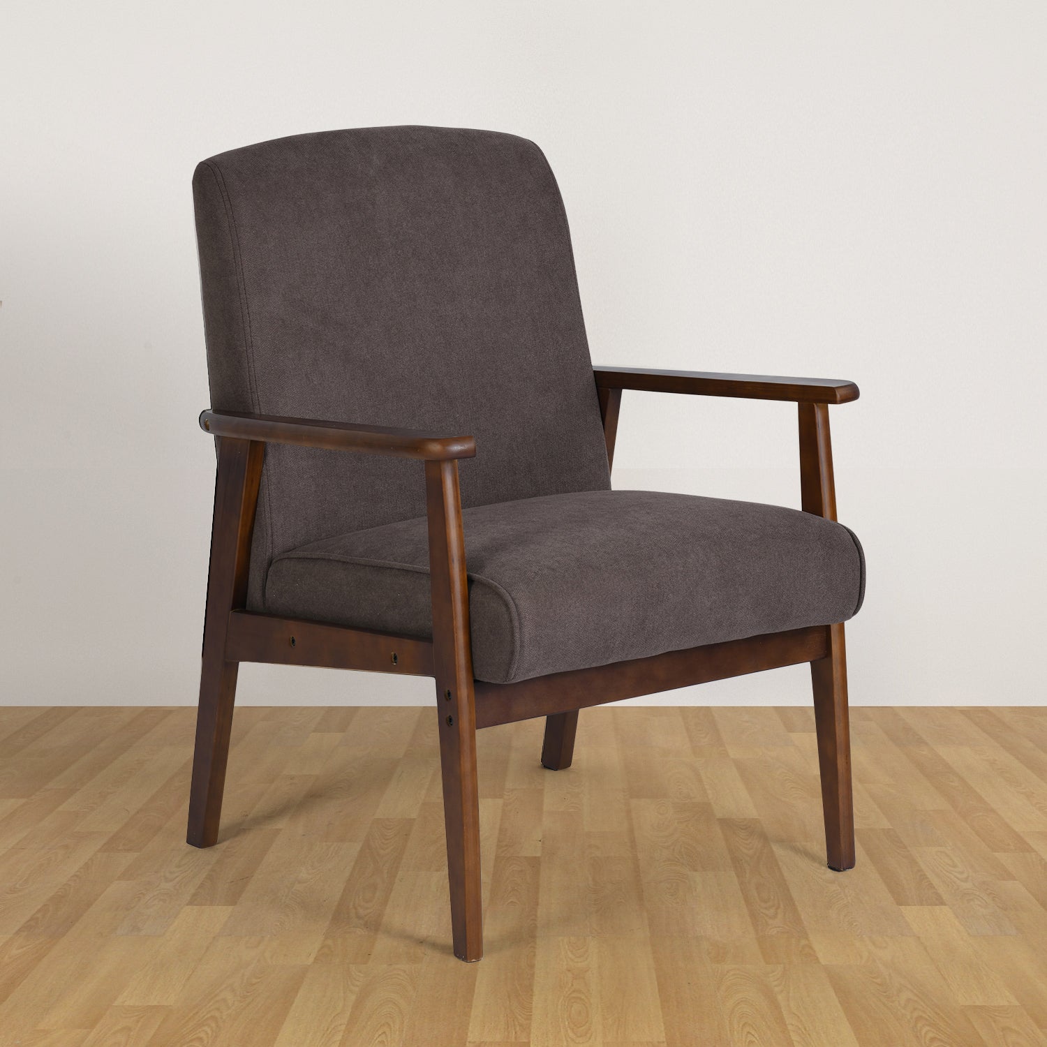 Bruqax Wooden Frame Accent Chair