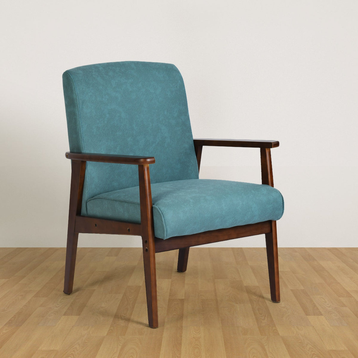 Bruqax Wooden Frame Accent Chair