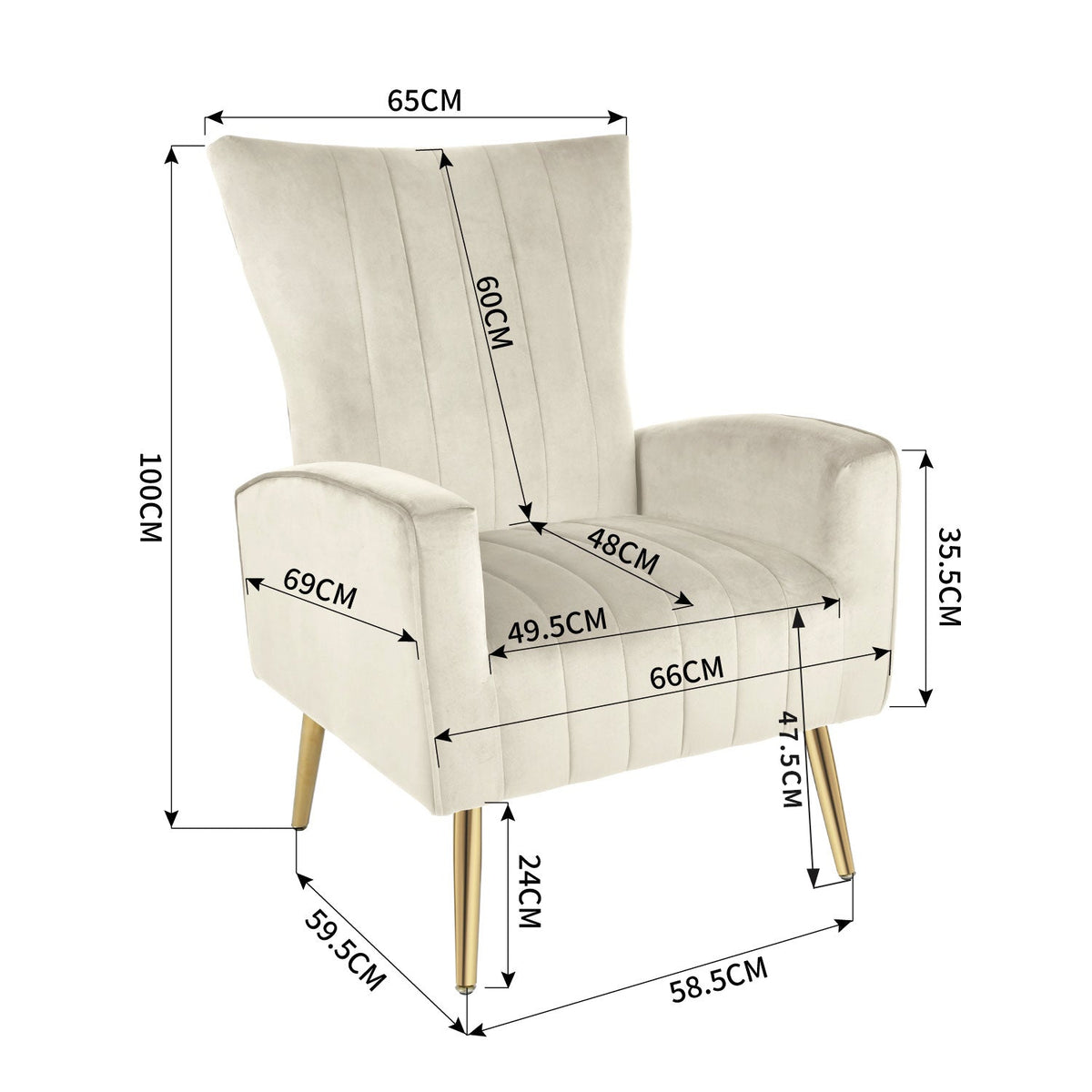 Bexley Velvet Accent Chair