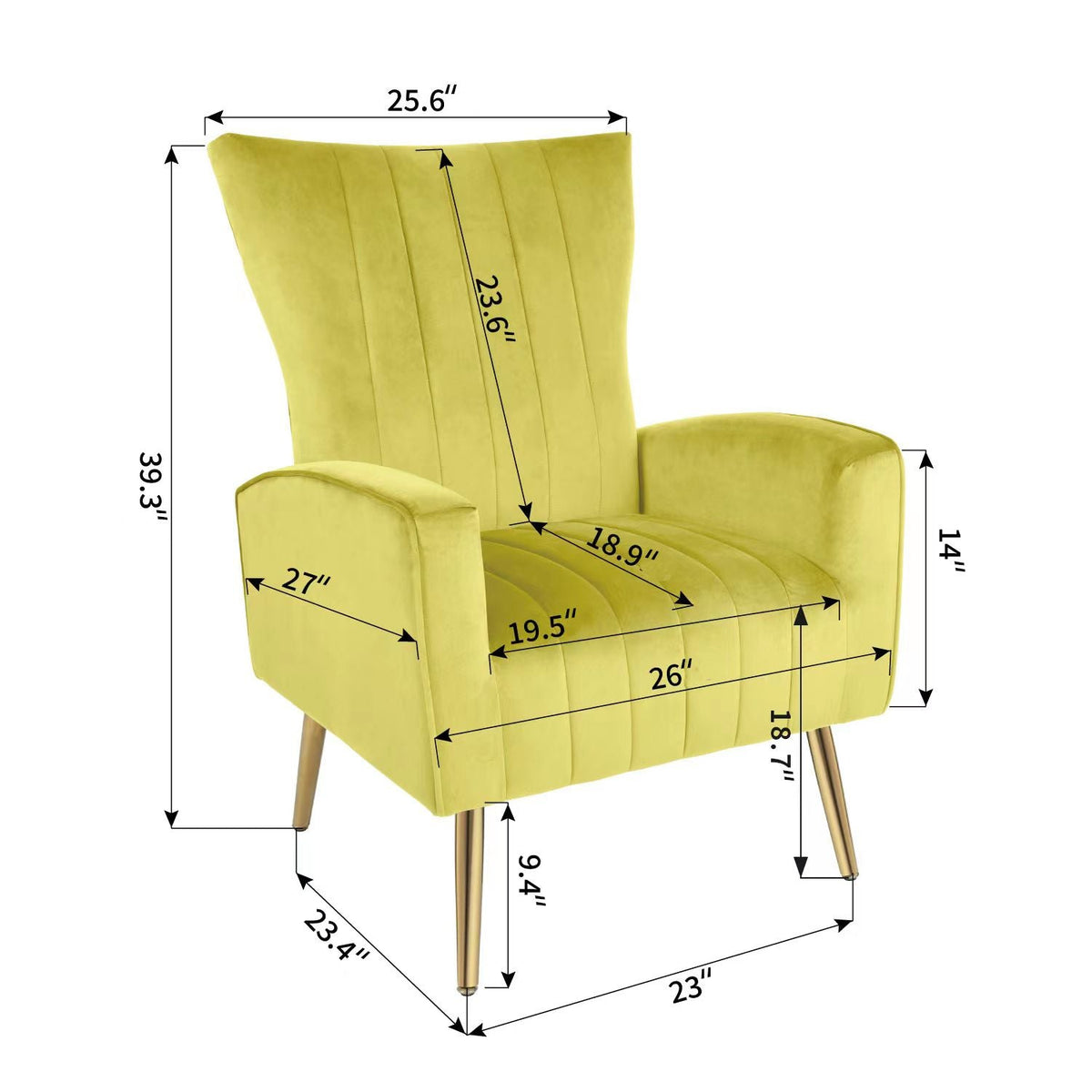 Bexley Velvet Accent Chair